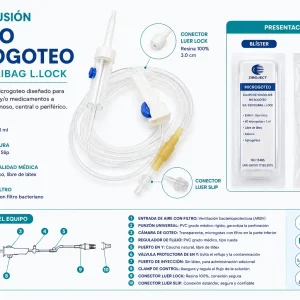 EQUIPO MICROGOTEO S/A S/B POLIBAG L.LOCK