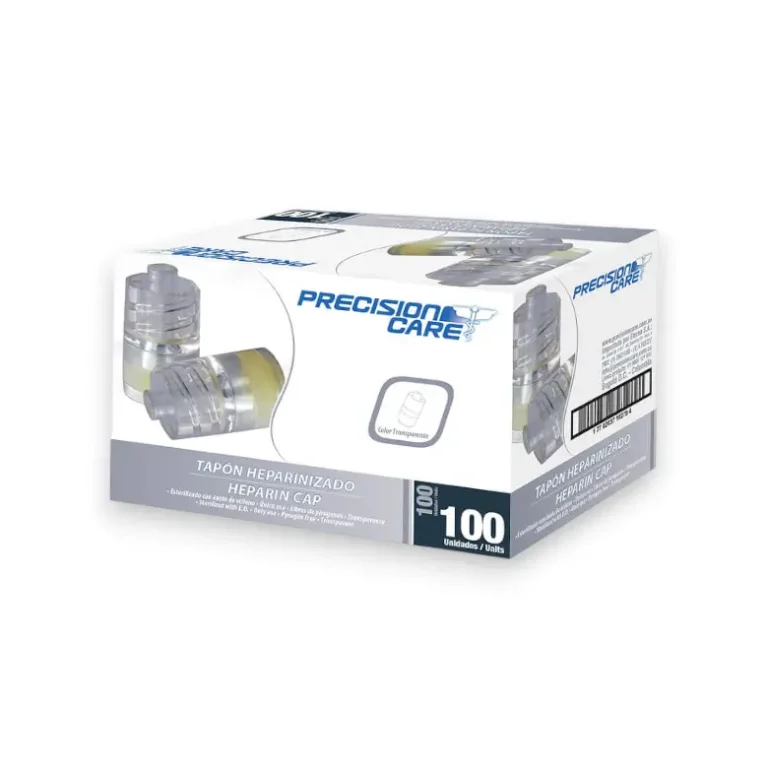 TAPON HEPARINIZADO TRANSPARENTE PRECISION CARE X1UND