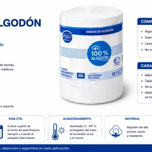 VENDA DE ALGODÓN LAMINADO 4"X5